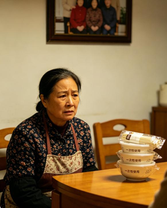 我儿媳来吃饭，从来不空手，但是我却非常反感。因为她带的不是水果，也不是营养品