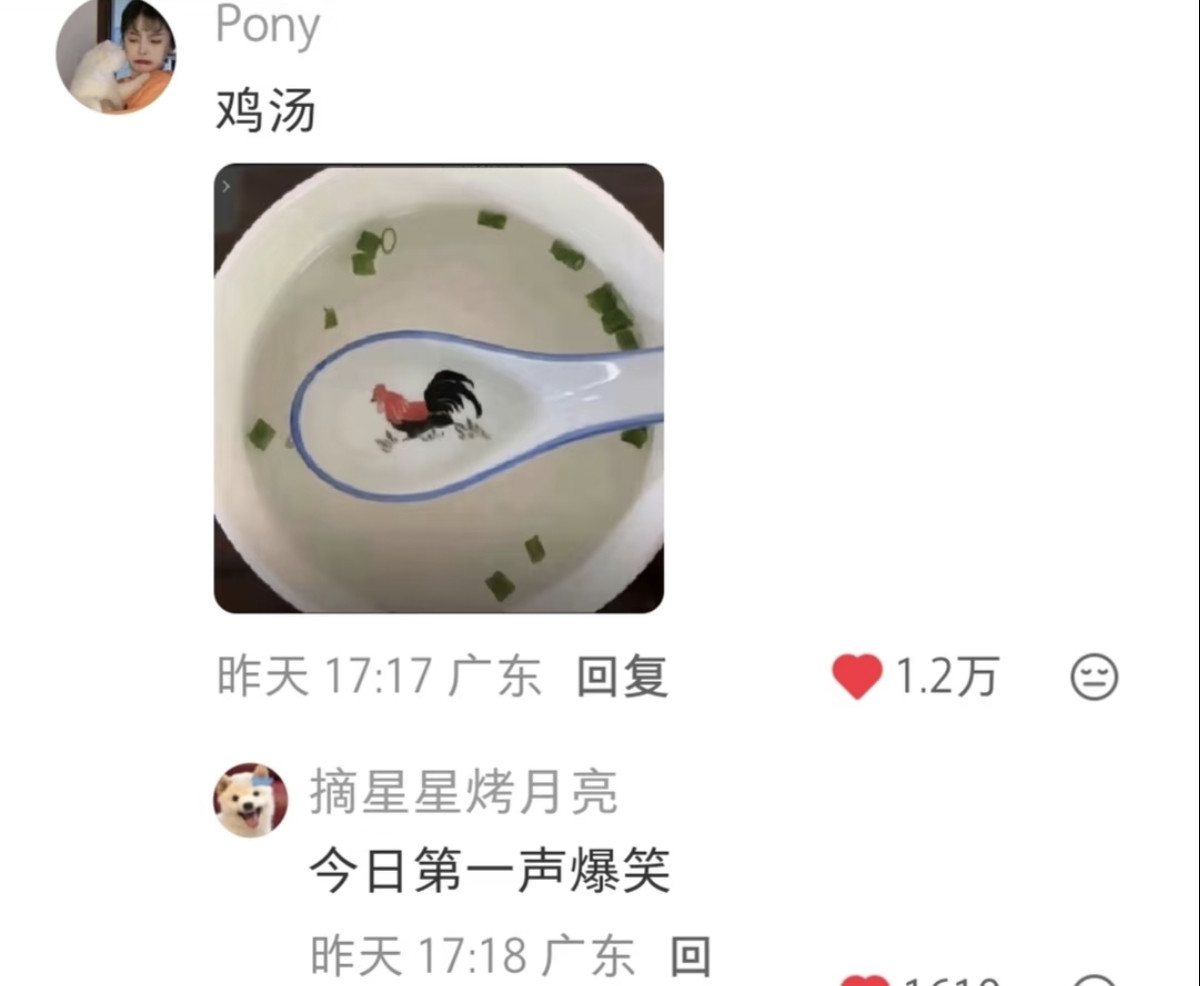 今日第一声爆笑