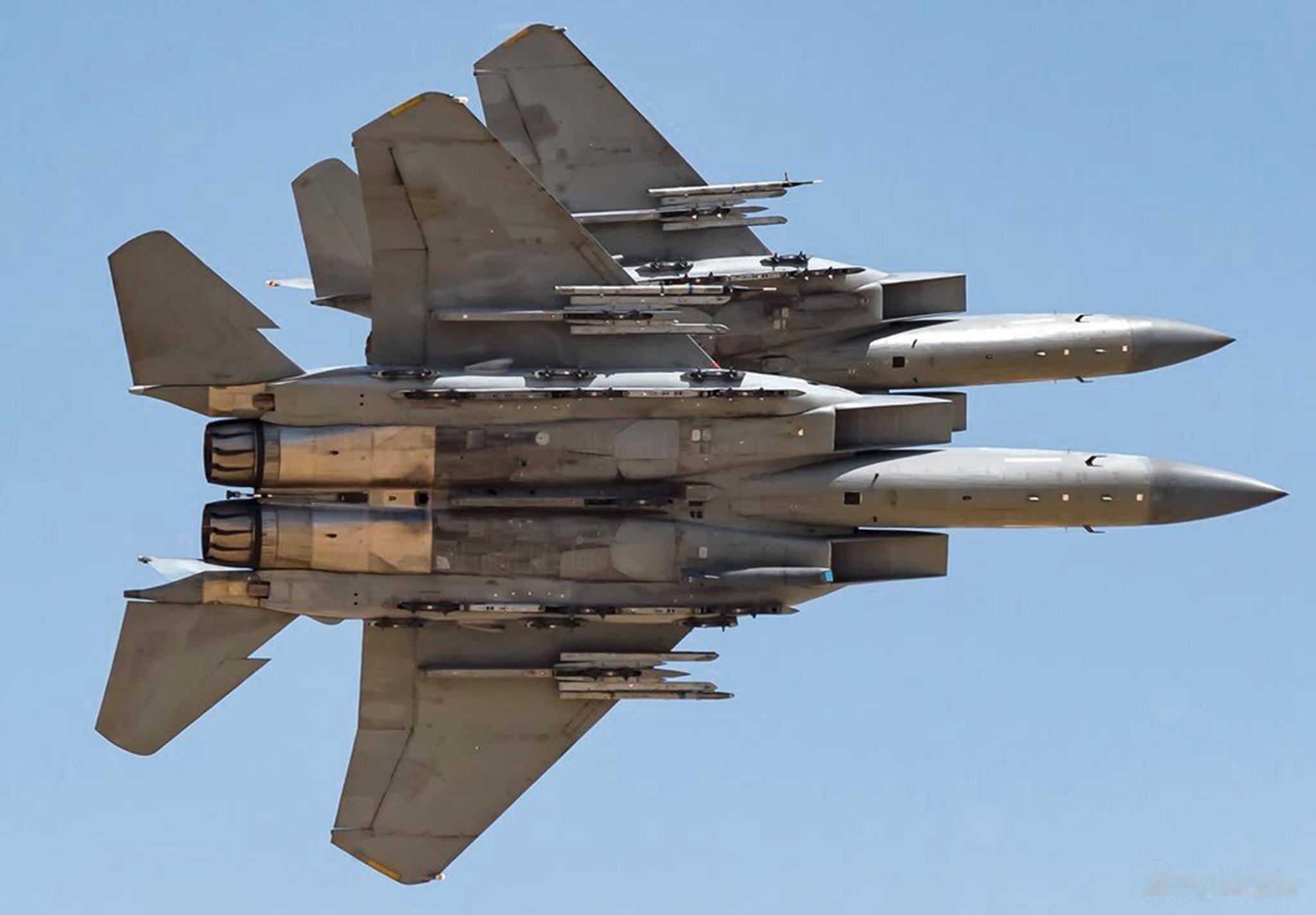 分享圖片：美國麥克唐納.道格拉斯/波音F-15E“攻擊鷹”雙重任務戰鬥機
