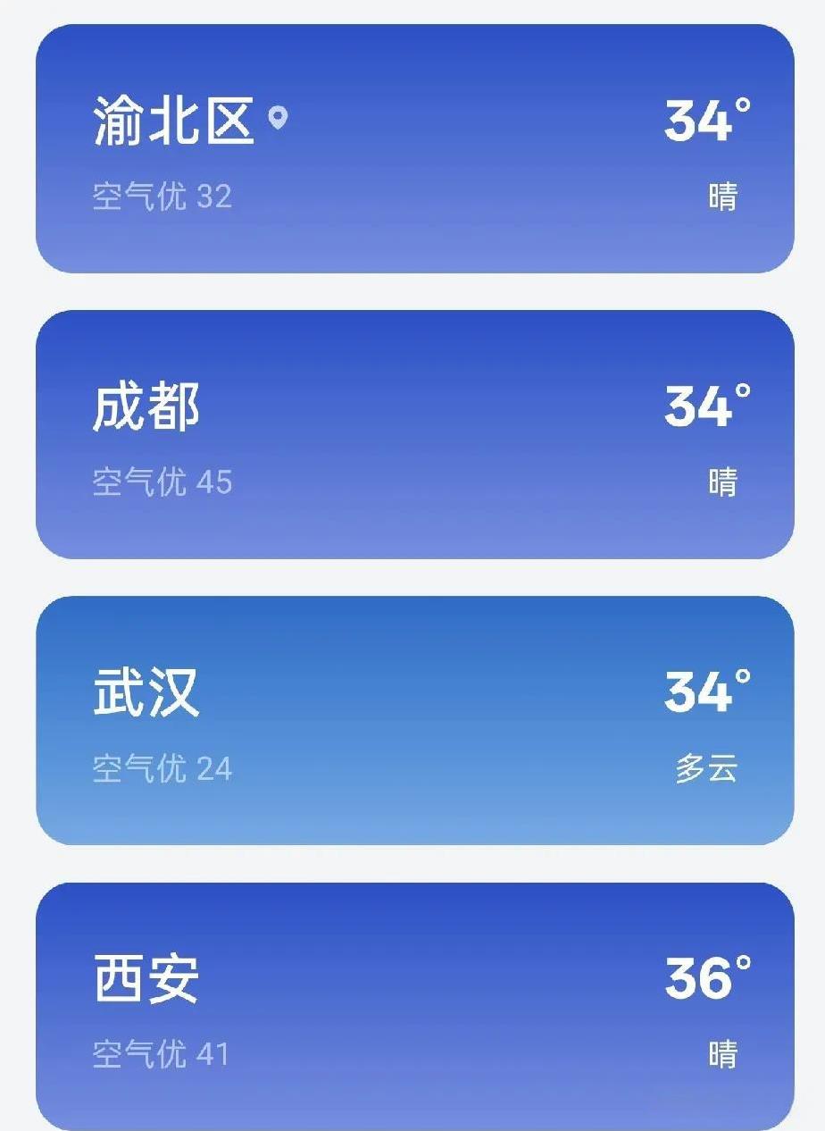 今年以后哪个再说重庆是火炉，成都凉快就是自己打自己脸了，成都今天最高40度