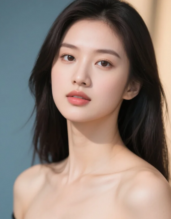 光影斑驳洒身上，静谧美人自成画。