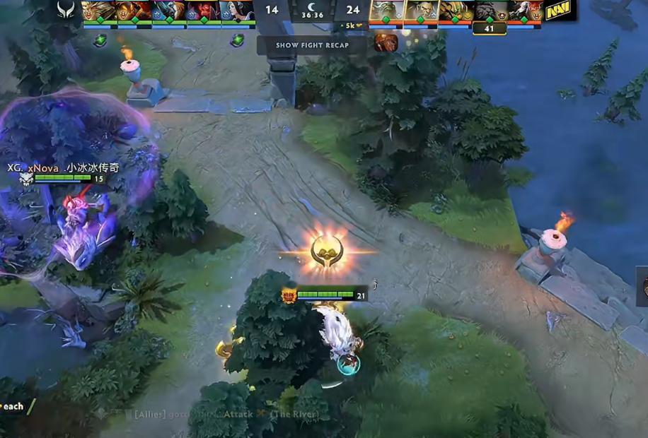 VG第一局还算比较轻松的战胜Spirit取得了这届PGL小局开门红，另一场同开的