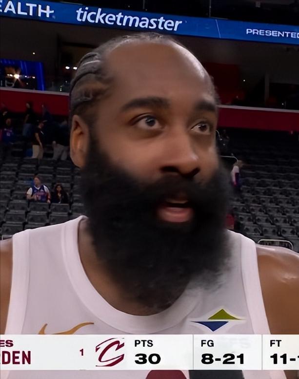 哈登30分！骑士赢下天王山，系列赛3-2领先！全场比赛，哈登出战了43分钟，