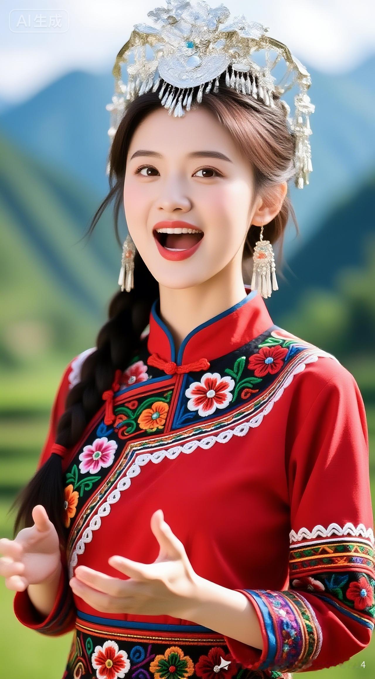 “穿越千年的美丽，感受民族风情”🌸👗💃