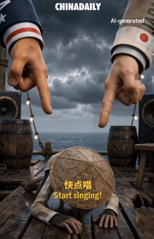 58秒视频把菲律宾弄破防，菲律宾海警发言人抗议：我们不是猴子果然还是被菲
