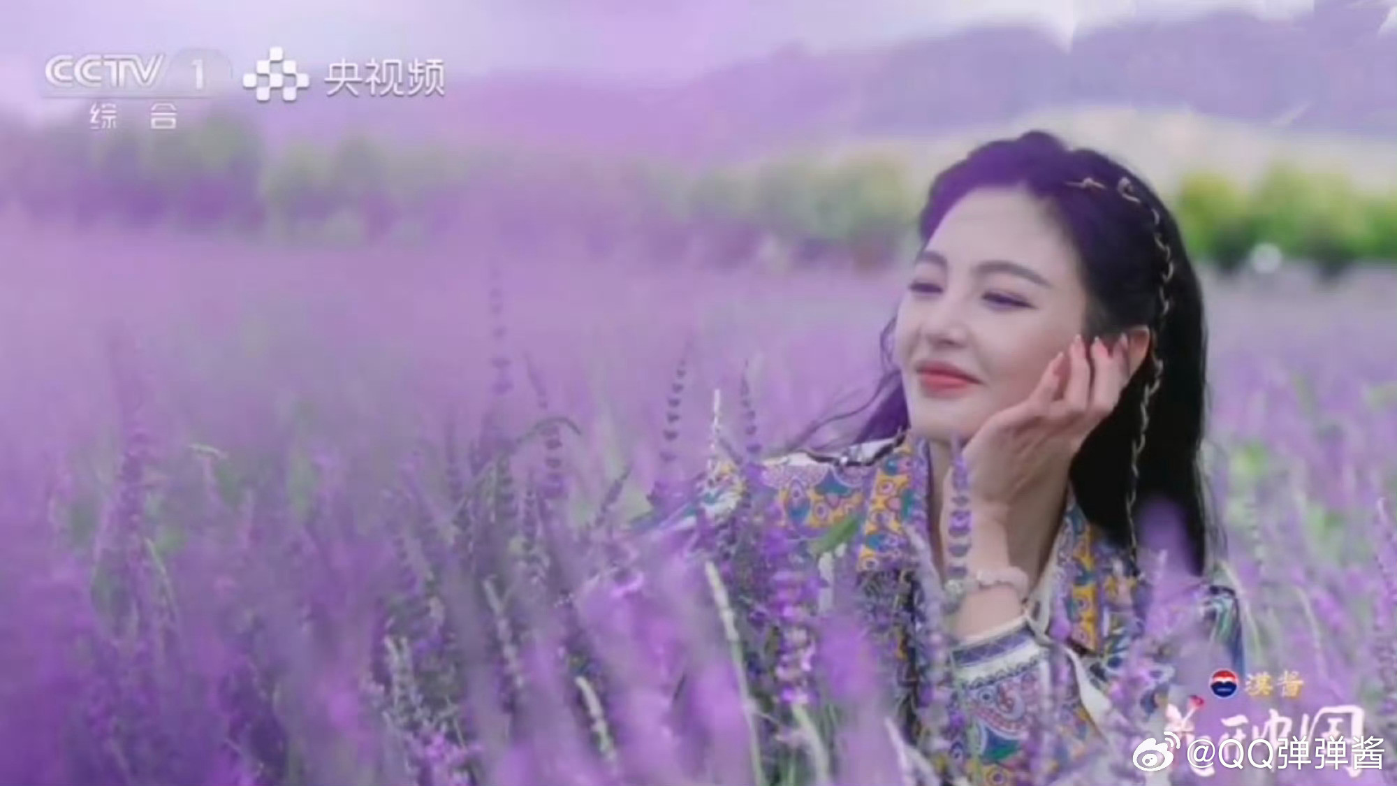 张雨绮看得出来的自信美张雨绮上央视花田超亮眼自信感都要溢出来这姐好绝[比心][爱