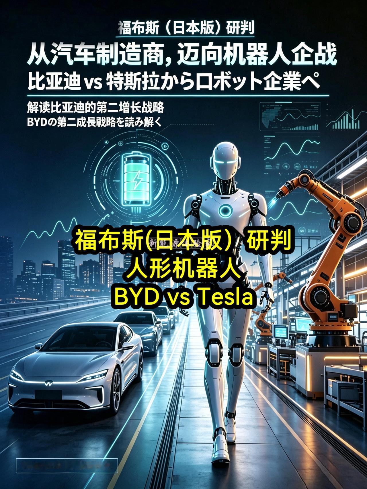 福布斯：比亚迪在机器人领域向特斯拉发起挑战比亚迪机器人战略解析福布斯海外