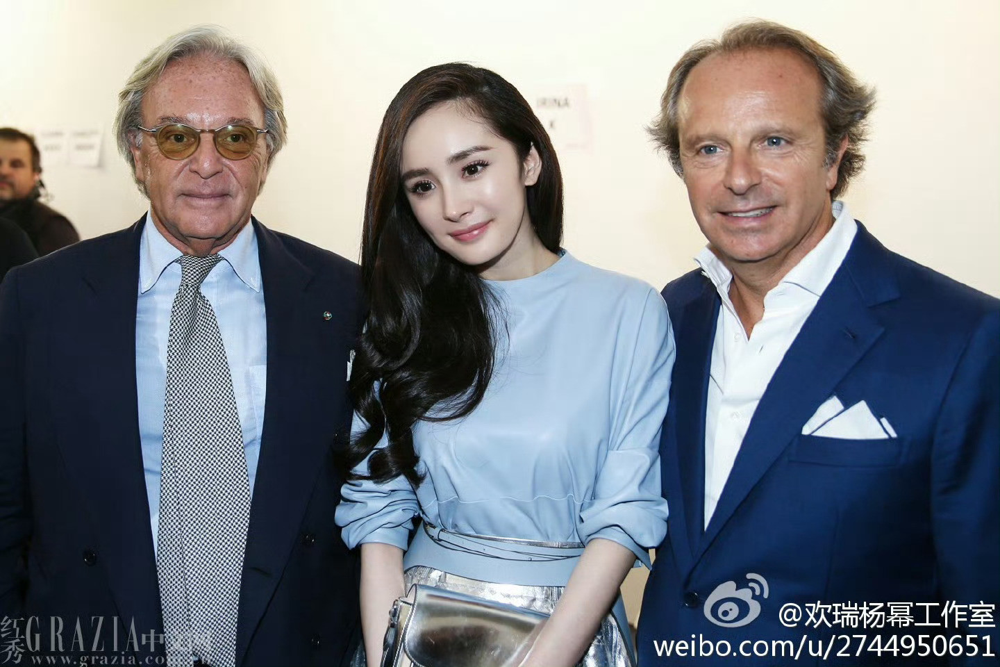 杨幂2011、2014年前两次杨幂米兰时装周的造型，这些图小时候都吻过我～期