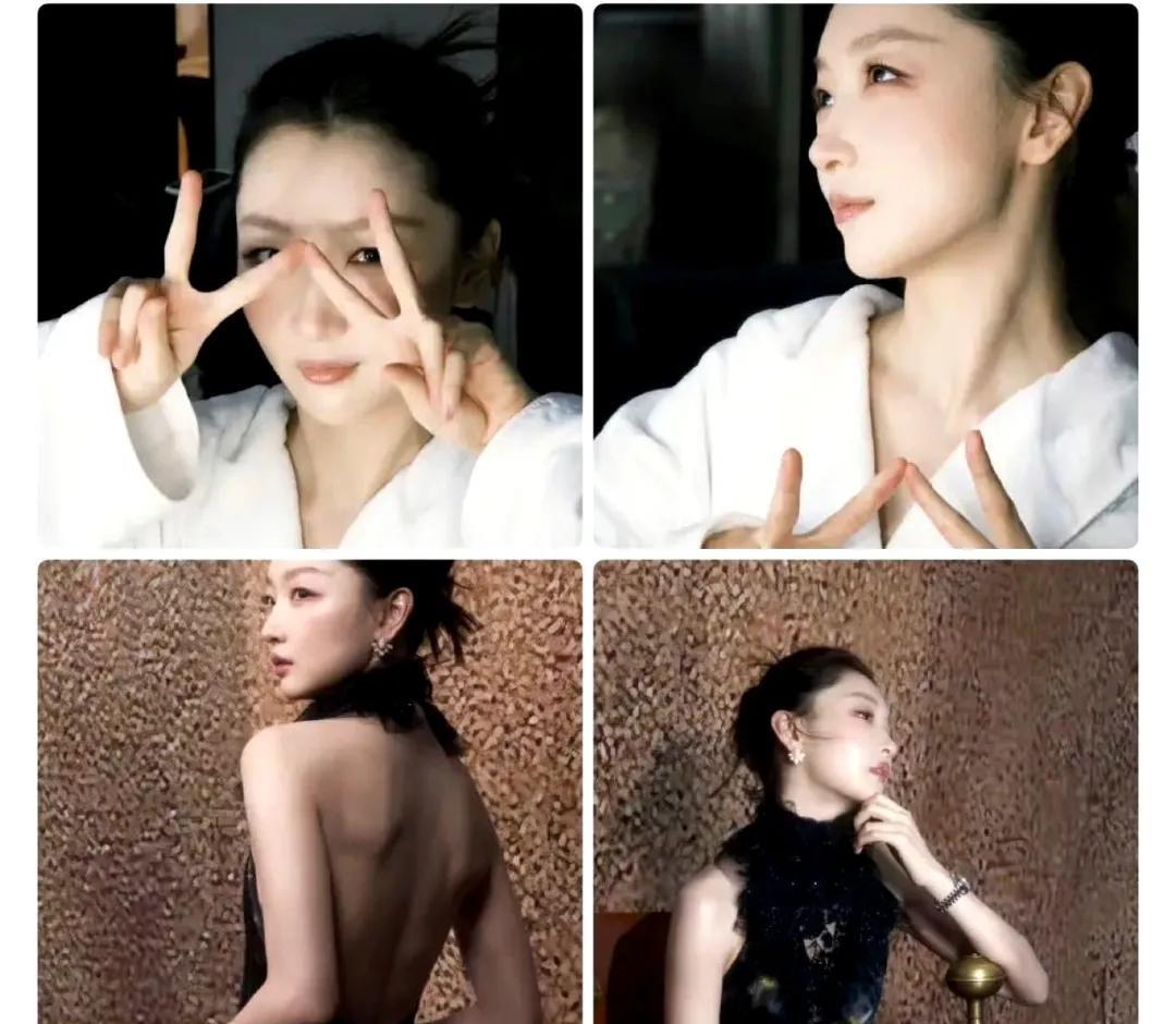 #周冬雨这“基础领”，藏着多少小心思？谁不说周冬雨会穿啊！最近她这条长裙明明是