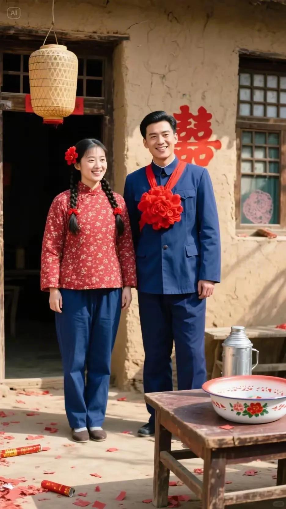 那时，我们的爱情纯真、质朴、快乐。结婚不要彩礼，不讲排场，有间房，有张床就行。向