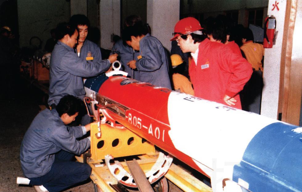 80年代对岸组装天弓地空导弹