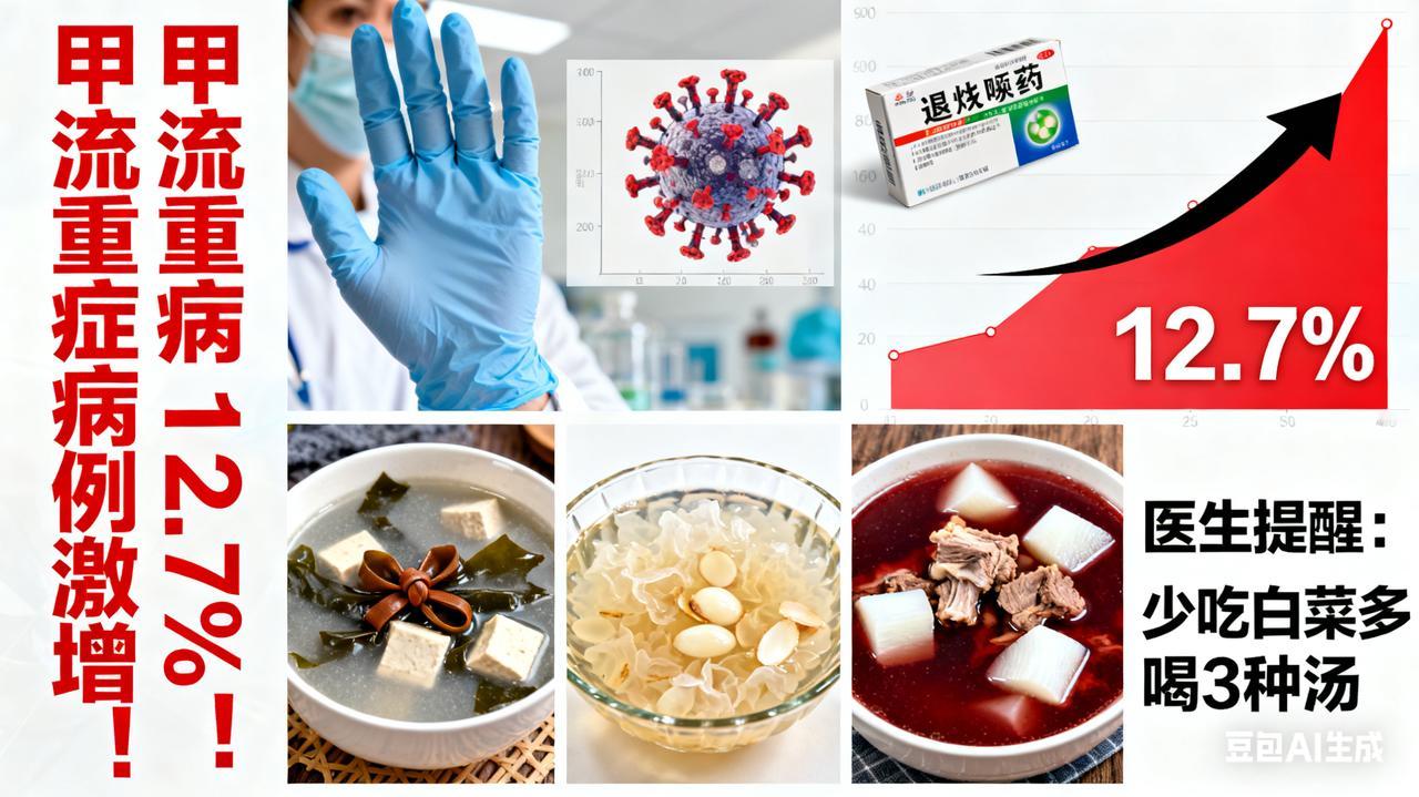 甲流重症病例激增12.7%！医生提醒：少吃白菜多喝3种汤甲流去世的人不断