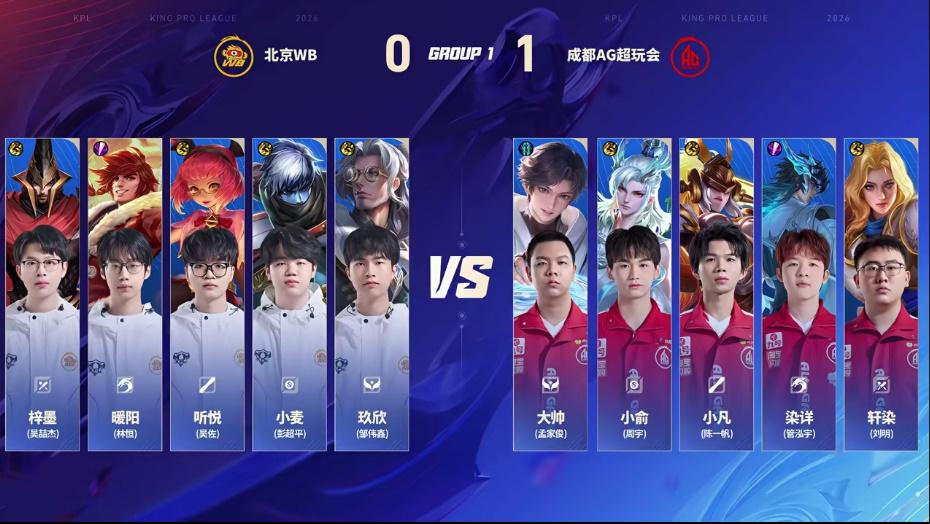 AG 2-0 WB: 染详肉装大司命硬如城墙, AG稳步运营再下一城