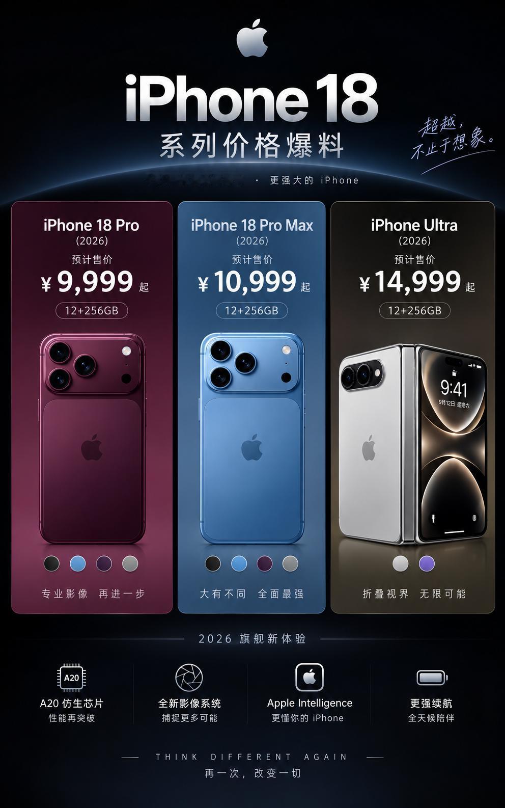 iPhone18最终定价曝光？这个涨幅确实没想到9月5日海外运营商沃达丰泄