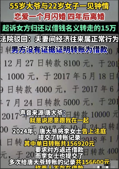 到底谁吃亏？2024年，重庆，55岁大爷和22岁女子一见钟情，一个月后二人闪婚，