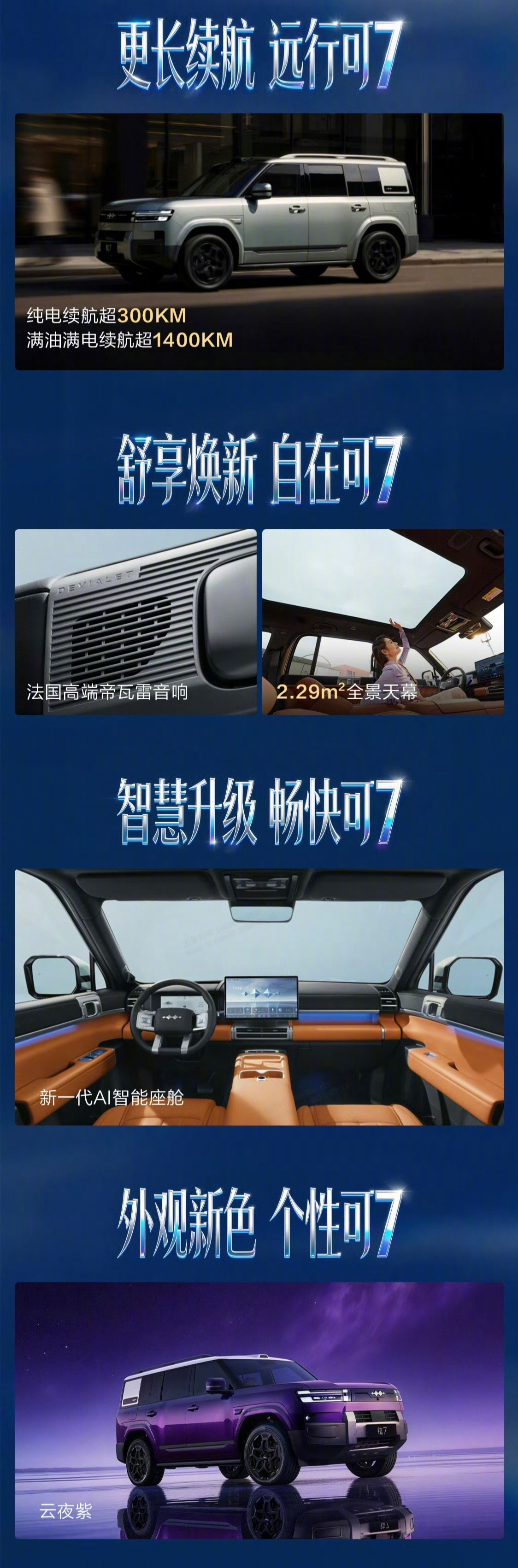 19.58万元起，方程豹钛7DM长续航版上市，纯电续航达315km【俊明车观