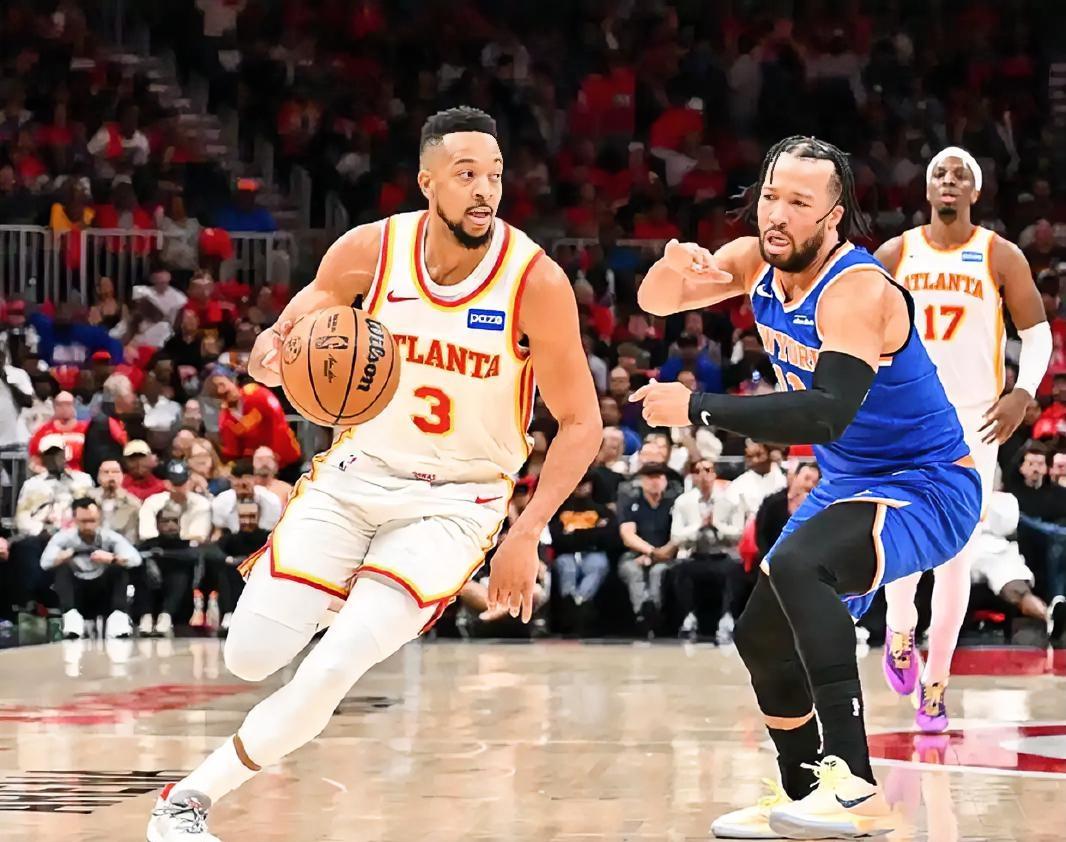 有一说一，今日布伦森和麦科勒姆根本不在一个级别！！麦科勒姆：本场出战35分