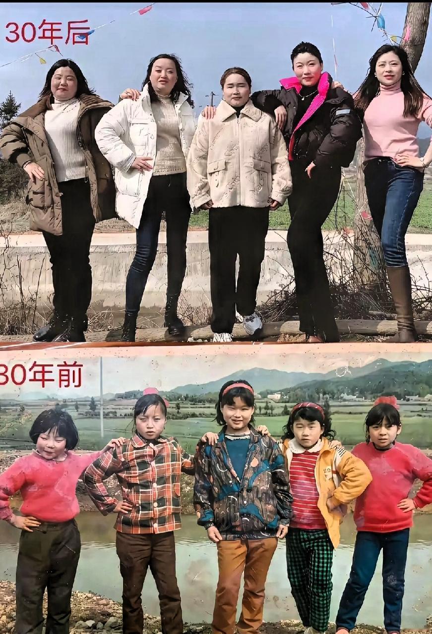 你们在偷偷的长吗？原来最高的现在变成最矮的！女大18变，这五位少女!30年后