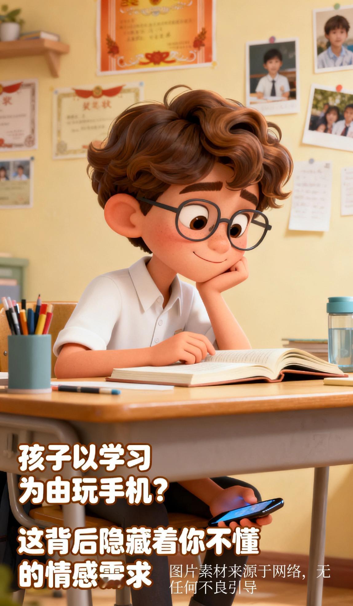 看着孩子紧握手机的双手,你可知他们真正握住的,是什么?“我在查资料。”“老师