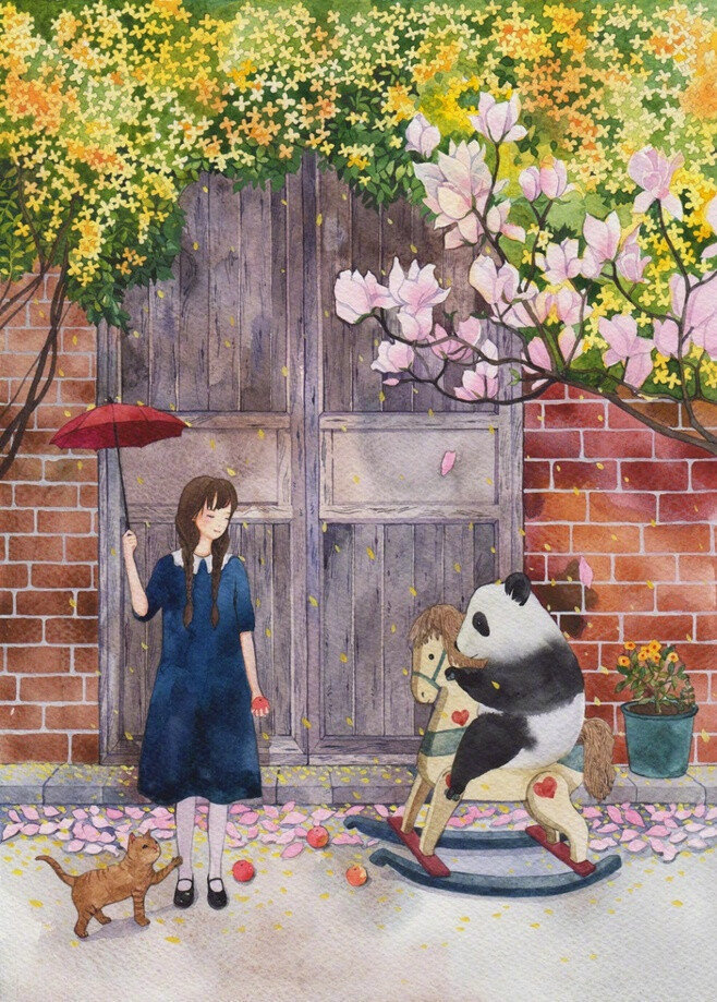 这人世，风花如雨，纵然意难平，也愿我们，清澈如夕，成全自己。
