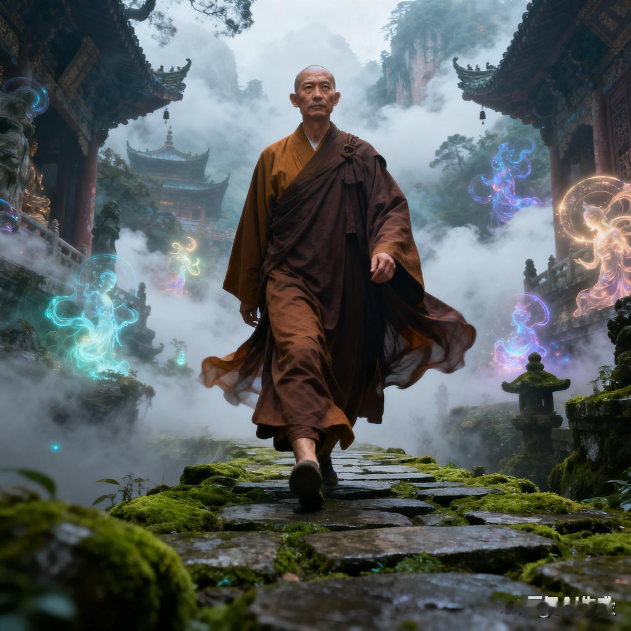 每个僧人的袈裟之下，都藏着一截尘世间的因果。古松寺的智山和尚也不例外，而他出家前