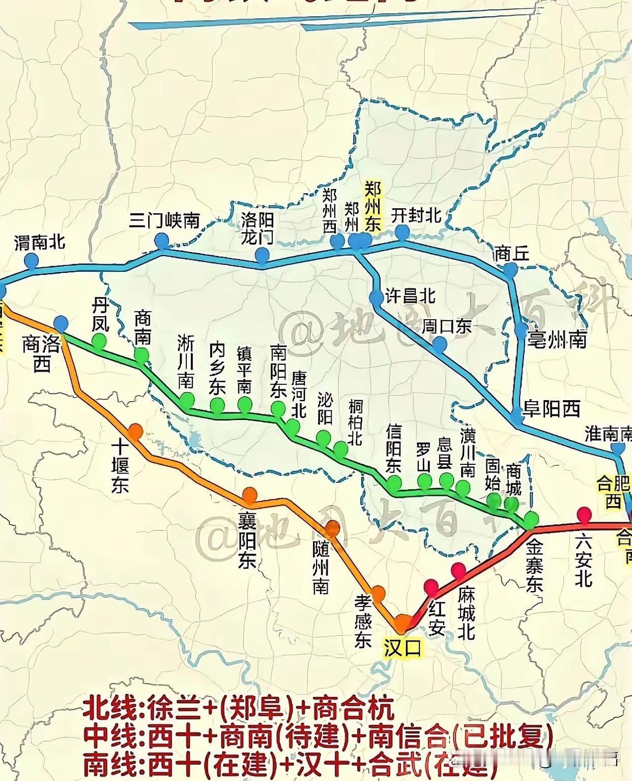 西安直达合肥！西合中线大通道，卡点就在这一段很多人说的西合高铁，不是一条单独新