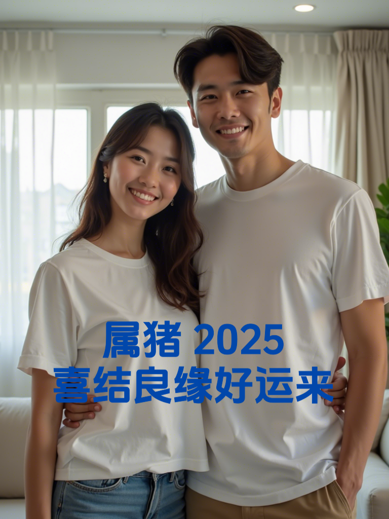 属猪2025喜结良缘好运来