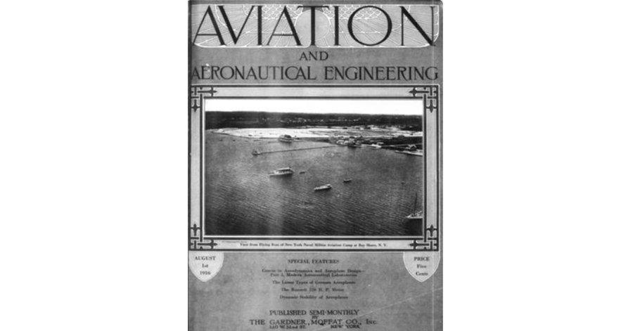 《航空周刊》杂志称，1916年，《航空周刊与空间技术》出版了创刊号。110