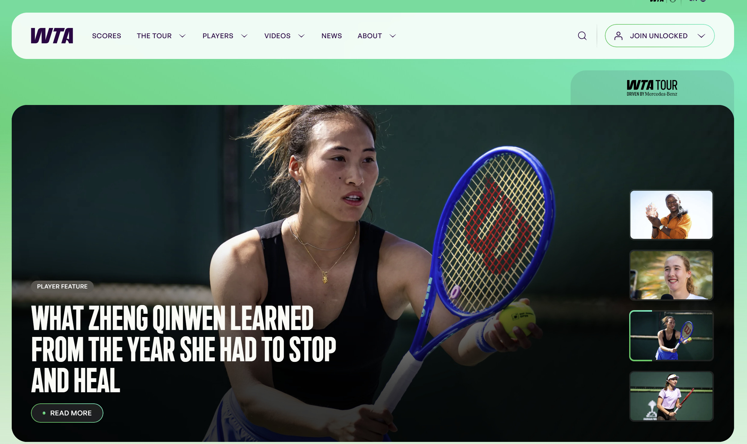 #斯瓦泰克教练说郑钦文能成世界最佳#WTA官方发表了郑钦文复出的文章，其中有部