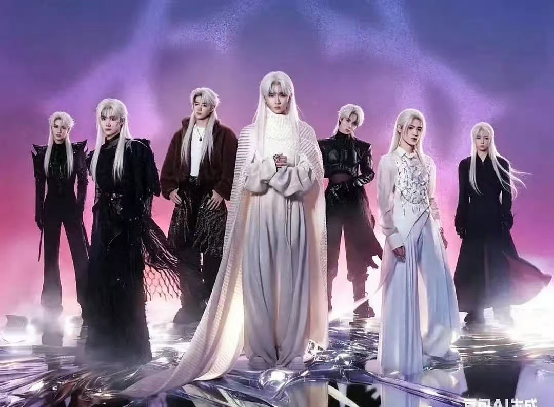 时代少年团同款长发造型同款长发不同氛围感，时代少年团这组造型太绝，适配度高到惊