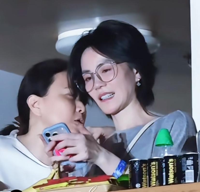 终于知道这次王菲参加那英演唱会她旁边的那个女子是谁了这次那英的演唱会