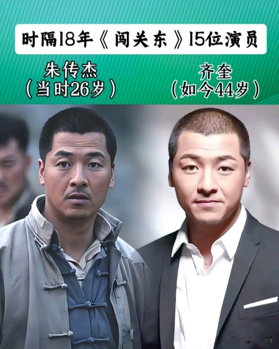 15位时隔18年“”闯关东“”演员今昔对比娱乐圈
