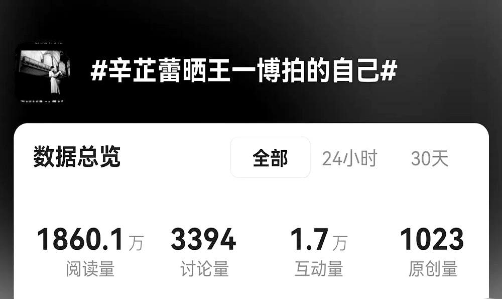 就因为四张胶片照，粉丝内部吵翻了天。在巴黎香奈儿大秀上，王一博和辛芷蕾挨着坐，两人全程同框。秀后辛芷