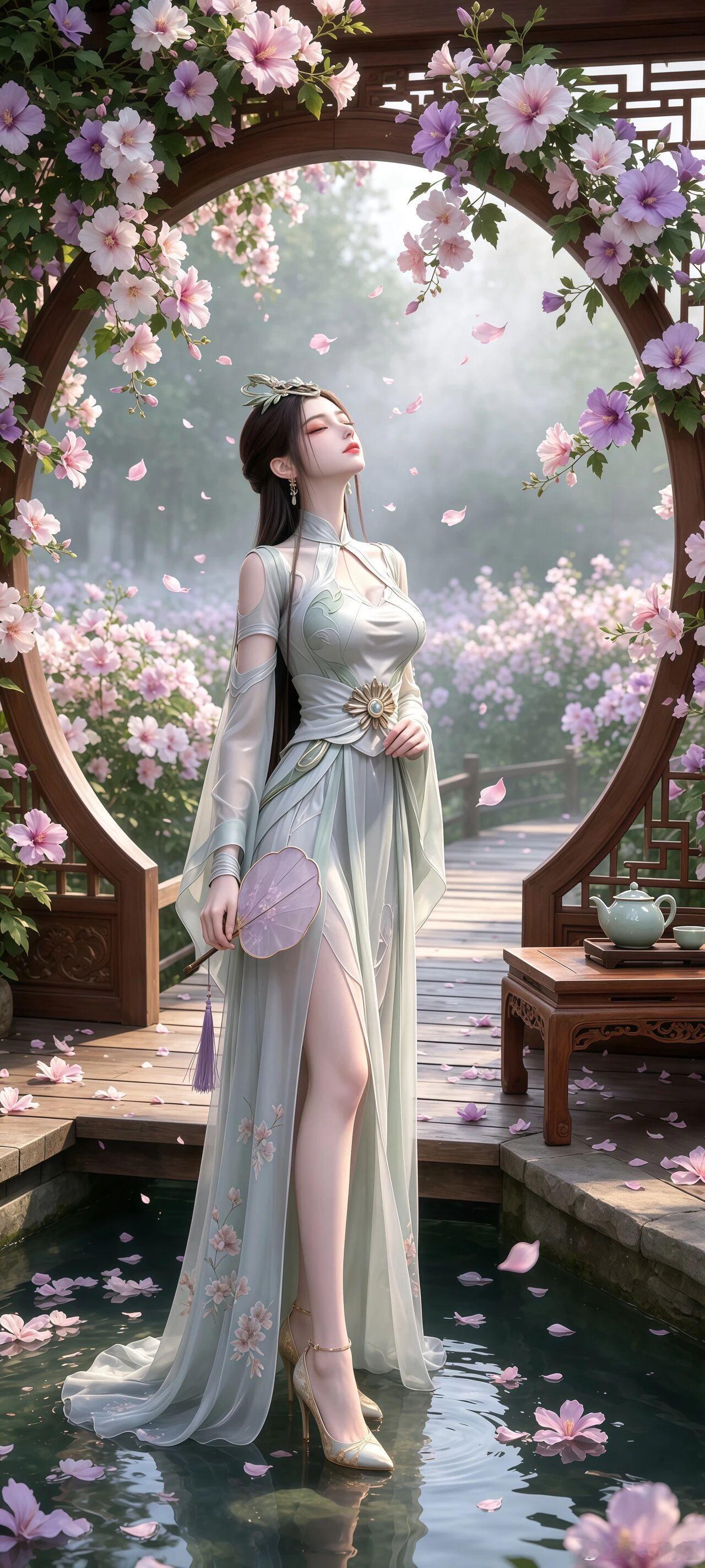 神国之上陆嫁嫁：不染凡尘的国漫仙子，每一帧都是绝美壁纸次元新星计划国漫动漫