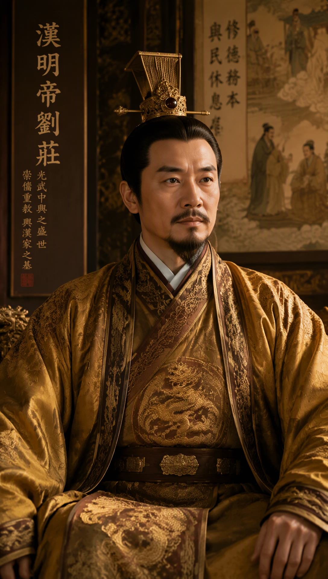 汉明帝刘庄：东汉真正的“定海神针”，存在感低，却最稳提起东汉皇帝，大多数人脑海中首先浮现的，要么是“