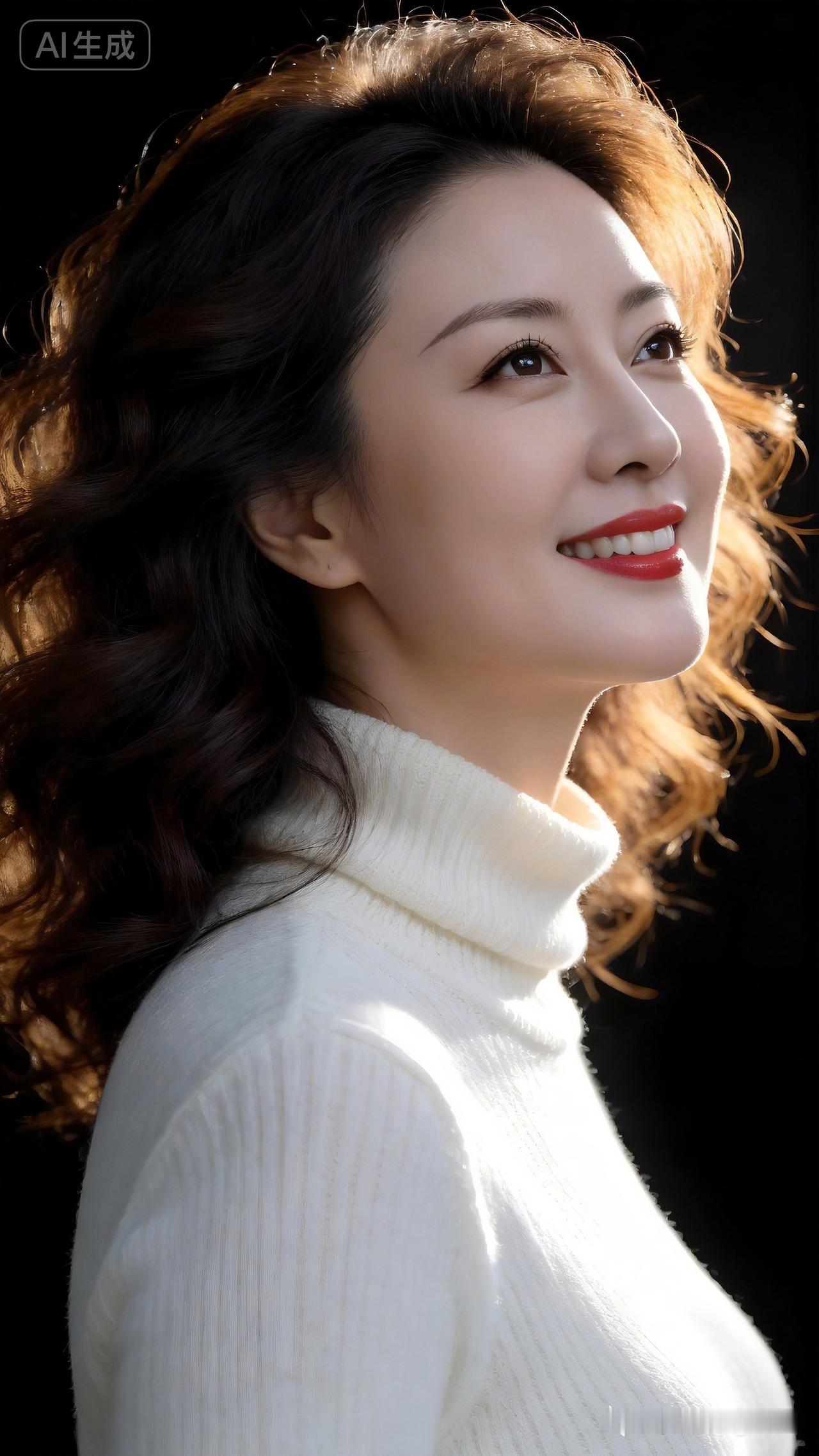 温柔微笑，暖阳下的美好时光🌞✨