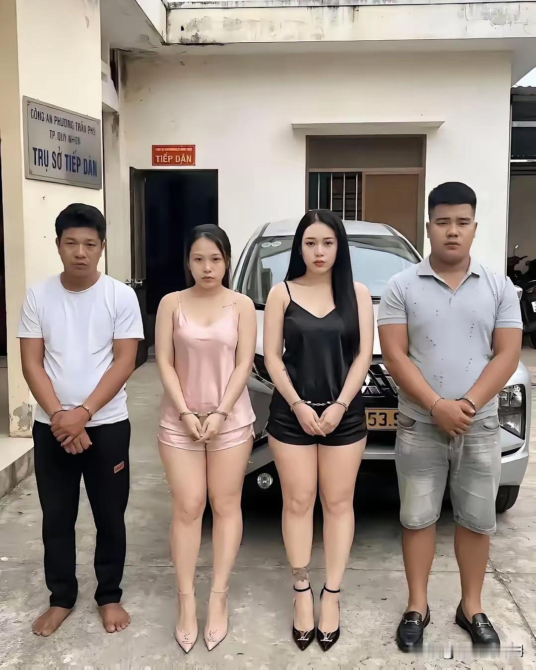 眼光犀利的友友们，您能看出来下面这四个被上了手坏的男女是哪个国家的人吗？能看出