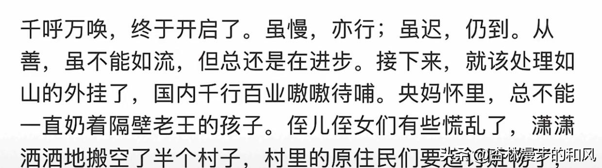 卢麒元：开始行动，要清理长期滞留海外未回流的巨额外汇，停止让央行资金变相补贴外部