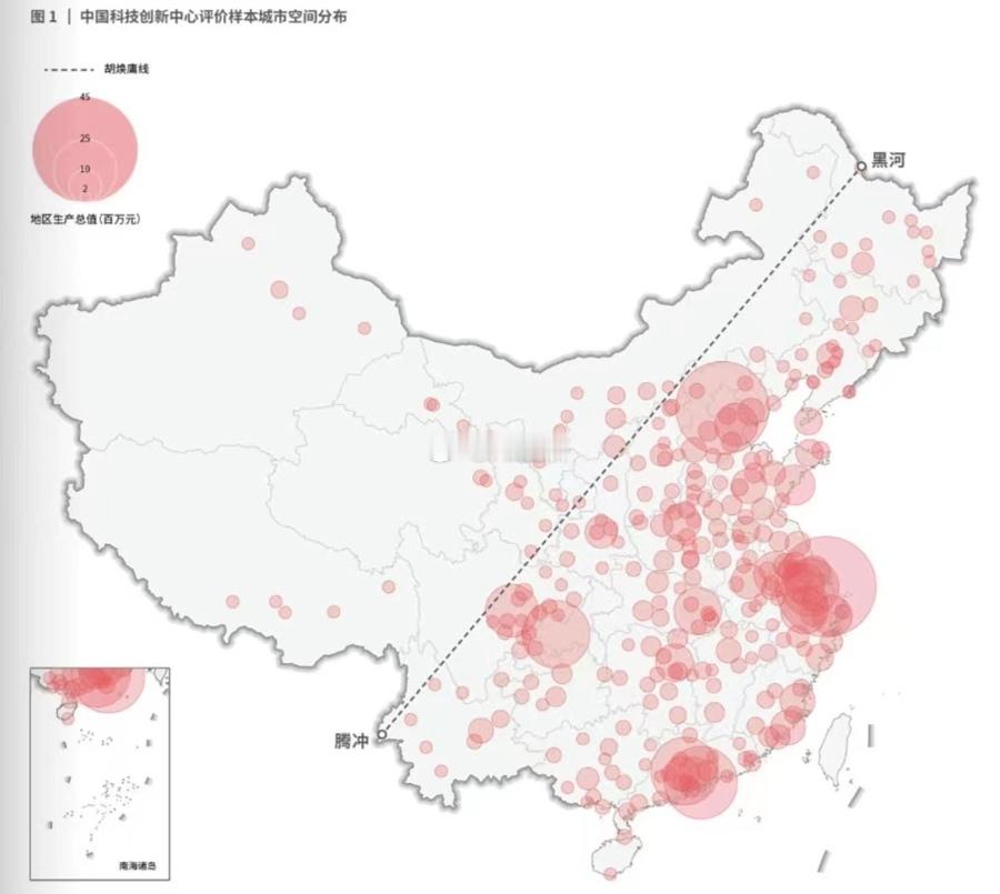 胡焕庸线也是中国科技分界线环境决定人人决定科技​​​