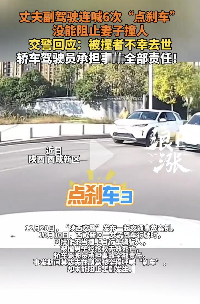 “太不应该了！”12月20日，陕西交警发布了一起交通事故的视频，视频中一名女