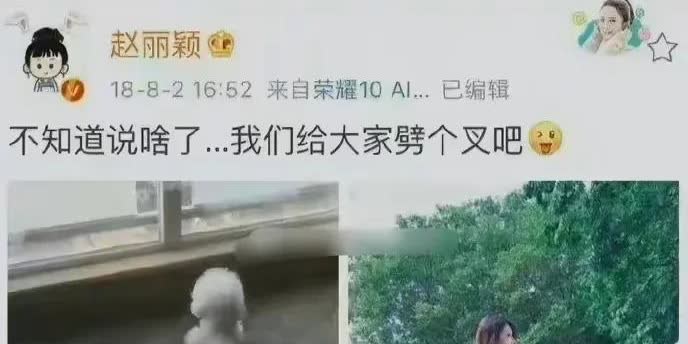 很早就有人说，赵丽颖吃了没文化的亏。曾经，她有个“劈叉梗”，先劈叉存照证明自