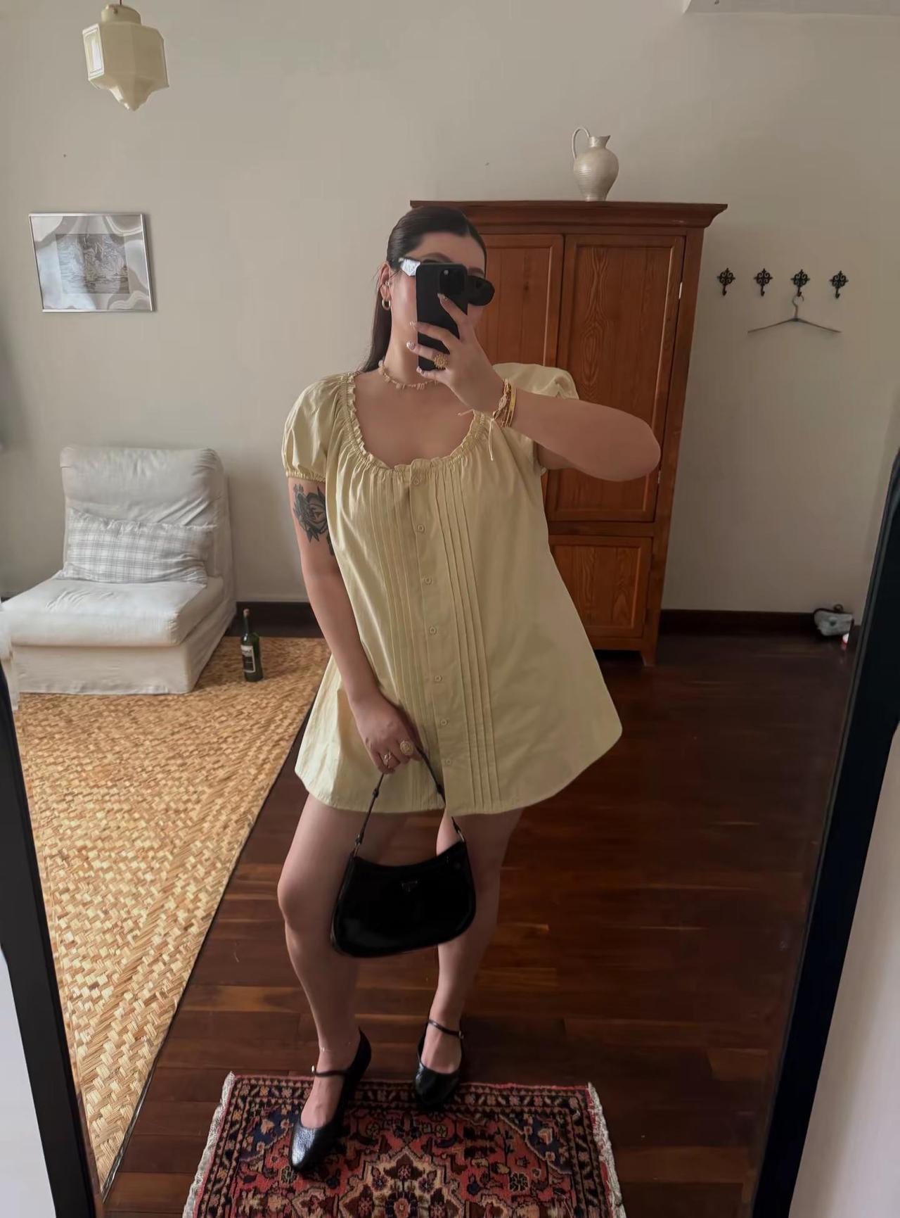 我挚爱的一套小鸡黄🐤套装。辣妹穿搭随性chill