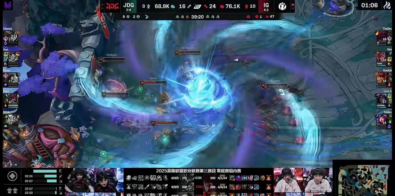 IG以2比0的比分速通JDG，虽然gala第一局用维鲁斯拿了个5杀，但是也改