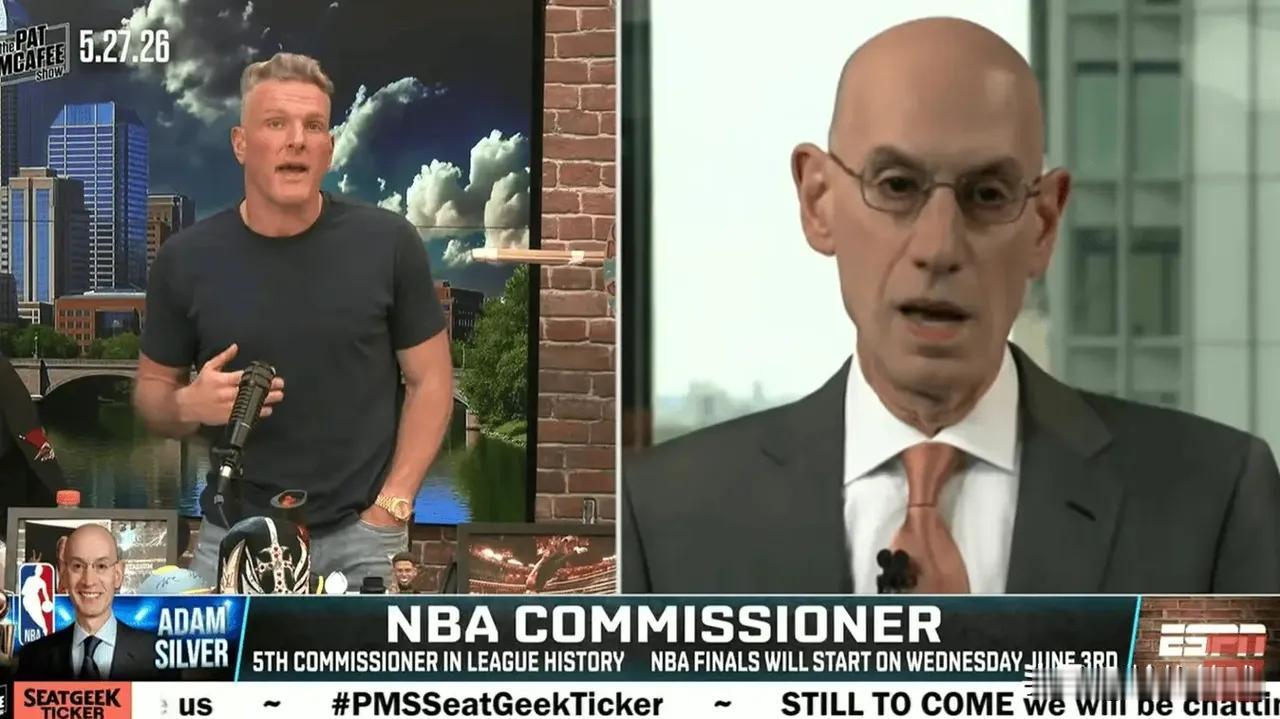 NBA总裁肖华做客PatMcAfee节目，聊到了本赛季季后赛。他表示：“西部这