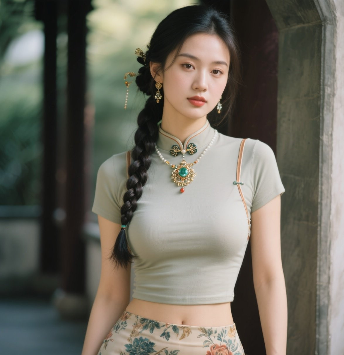 少妇旗袍最妖娆，风情万种入眉梢