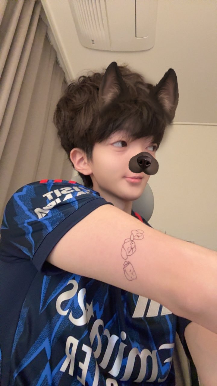 恩宰豆上传了自己的新纹身