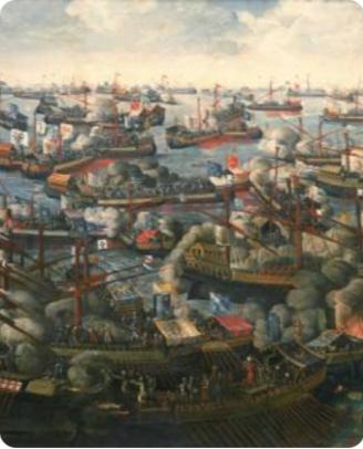 勒班陀海战在1571年10月7日的清晨，地中海的波涛之上迎来了一场决定欧洲未来