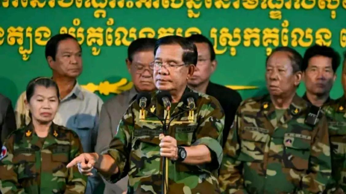 塔斯社报道，当地时间8日，柬埔寨参议院主席洪森，在国家电视台发布重要讲话，表示泰