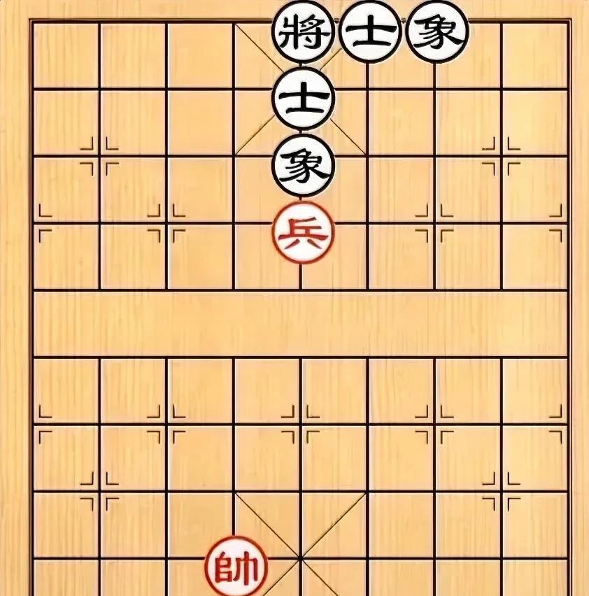 棋谚道：单车难破士象全。可红棋只有一兵一炮，能破黑棋的士象全吗？天方夜谭？不