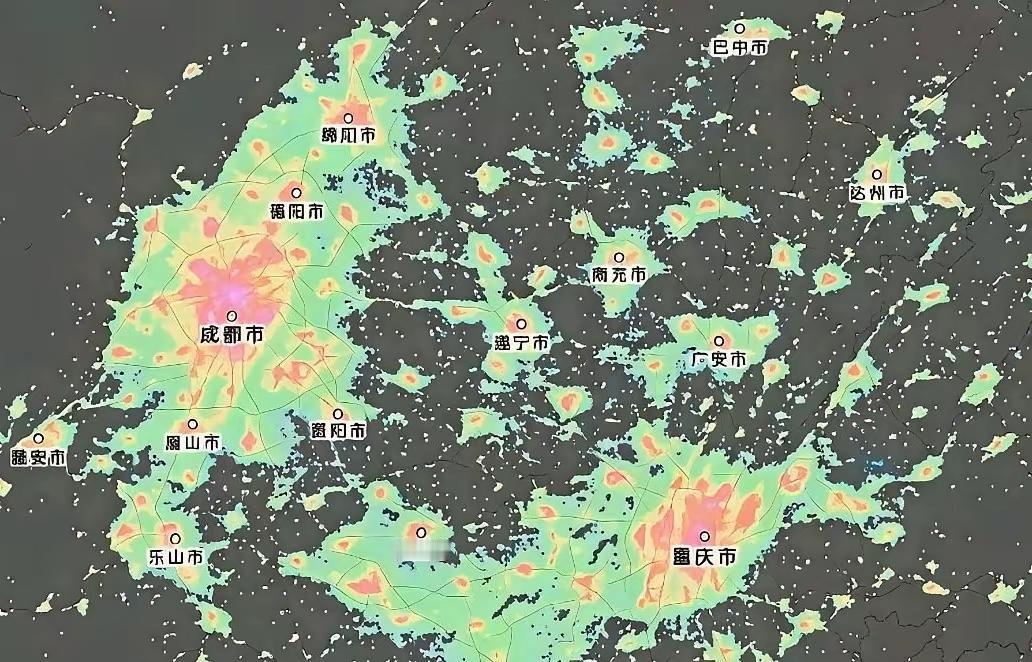 南充一直卡在向南还是向北之间左右摇摆，向南无法辐射辖下县市，向北或者向东很难发展